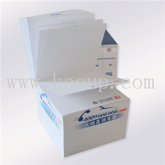 customized various colors paper memo cube for adver