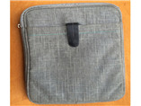 Custom Organic canvas ipad bag with memory foam for