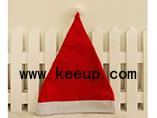 Custom cheap Non woven Christmas Santa Claus hats