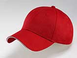Wholesale advertising red baseball cap
