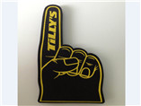 custom 2 sides LOGO printing PU sponge cheering foam hand