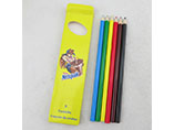 Wholesale cheap 7 inch length color pencil set for promotion gifts