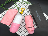 Cheap promotional advertising Mini Pocket sun rain Capsule Umbrella