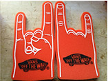 Cheering foam finger