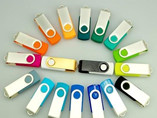 Wholesale multi color swivel metal usb flash disk