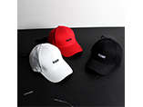 Solid color baseball cap with printed logo Promotional gifts baseball hats