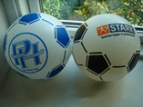 wholesale football shaped pvc offset print water ball