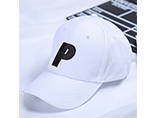 Cotton and Solid color baseball cap with custom logo for advertising