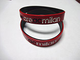 Embossed coloring silicon wristbands for promotion