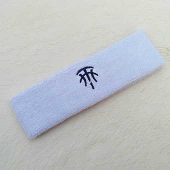 Promotional Logo embroidery cotton Headbands