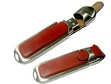 Promotional Business leather USB flash drive