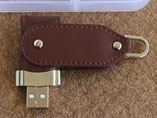 Keyring style Leather USB flash drive