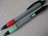 Plastic Ballpoint Pen with Rubber
