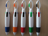 Multicolour Carabiner Plastic Ball Pen