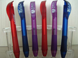 Clear Wide Body Plastic ballpoint Pen
