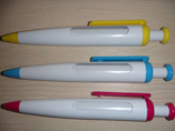 Wide Plastic Ball Pen with Window