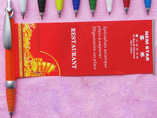 Wide clip Advertising banner pen