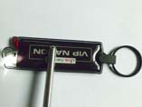 Promotional PVC LED keyring