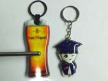 Cartoon PVC LED keychain