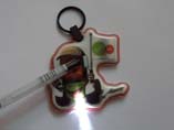 Customized PVC LED Keyrings