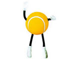 PU People Tennis Stress ball