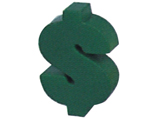 PU Dollar Sign Stress ball