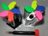 Five Colors Highlighter Pen With Flower Shape