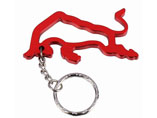 Red Bull Shape Bottle Opener Keyring