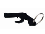 Pistol Bottle Opener with Keychain