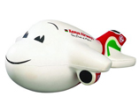 Promotional Airplane Stressball