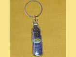 Bottle Shaped Acrylic Keyring