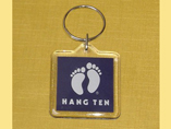 Customized Clear Acrylic Keyring