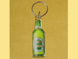 Beer Bottle Shaped Keyring