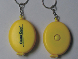 Oval Tape Measure Keyring