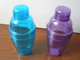 Transparent Plastic cocktail shaker