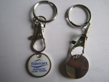 Trolley Coin Keyring