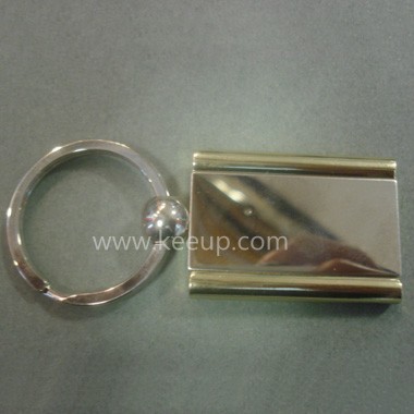 Rectangular Metal Keyrings