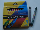 12 Colour Crayons