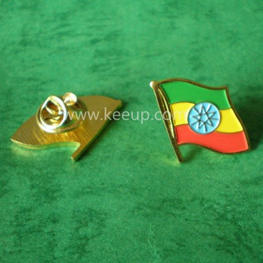 Zinc Alloy flag badges