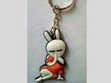 Rabbit Style PVC Keyrings