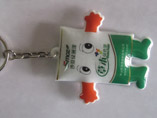 Cartoon PVC Phone Cleaner Keychain