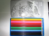 Coloured Pencil With Tin Box