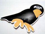 Crow Shaped Fridge Magnet