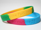 Customized Segmented Silicone Wristband