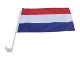 The Netherlands Car Flag