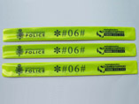 Reflective PVC Slap Wristband