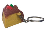 PU Cake Keychain Stress Ball