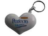 Promotional Heart Keychain Stress Ball