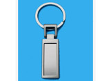 Rectangular Metal Keychain