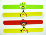 2012 Hot Sales Silicone Slap Band Cartoon Snap Wris